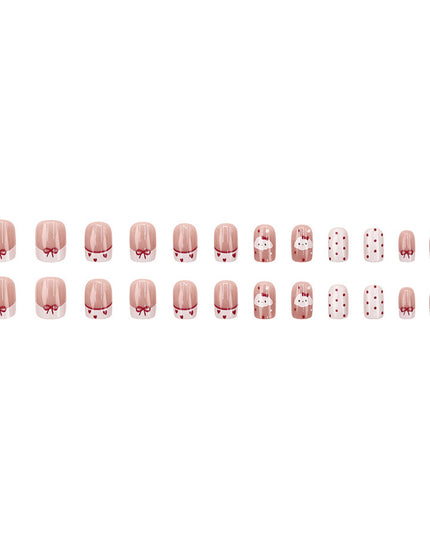 Elegant Minimalist Press-On Nail Set (24pcs) (DESIGN 7632)