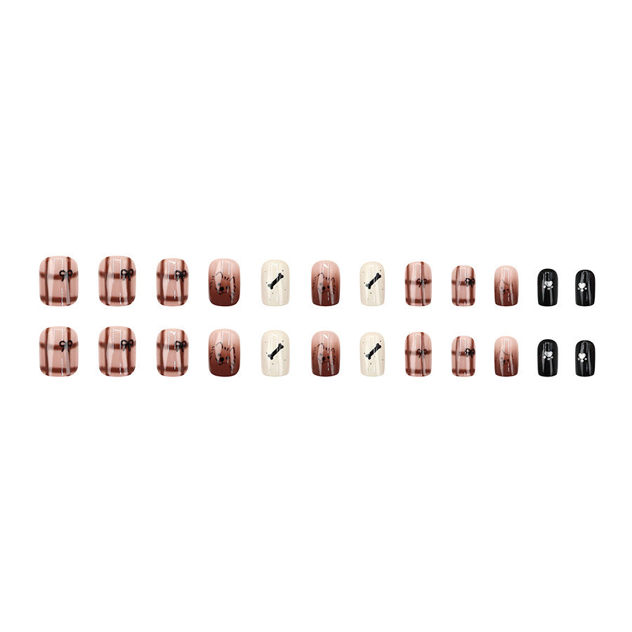Elegant Minimalist Press-On Nail Set (24pcs) (DESIGN 7539)
