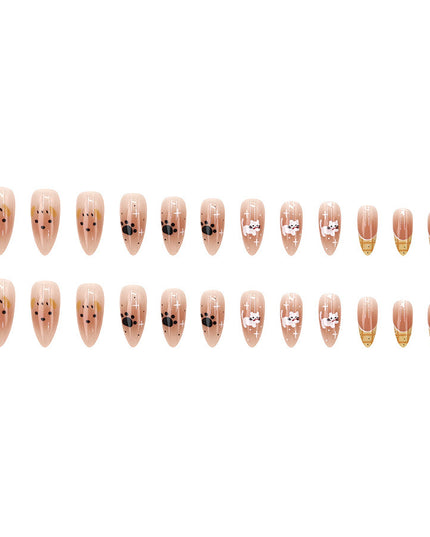 Elegant Minimalist Press-On Nail Set (24pcs) (DESIGN 7623)