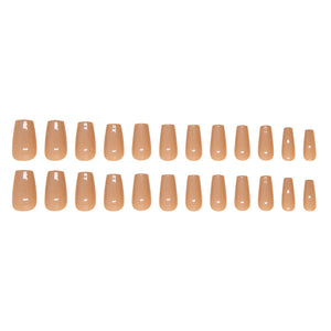 Elegant Minimalist Press-On Nail Set (24pcs) (DESIGN 7381)