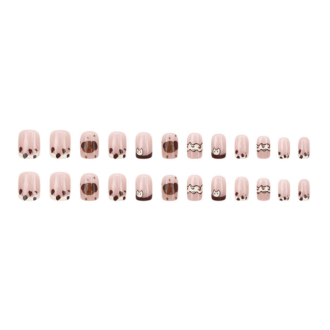 Elegant Minimalist Press-On Nail Set (24pcs) (DESIGN 7619)