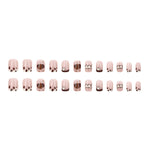 Elegant Minimalist Press-On Nail Set (24pcs) (DESIGN 7619)