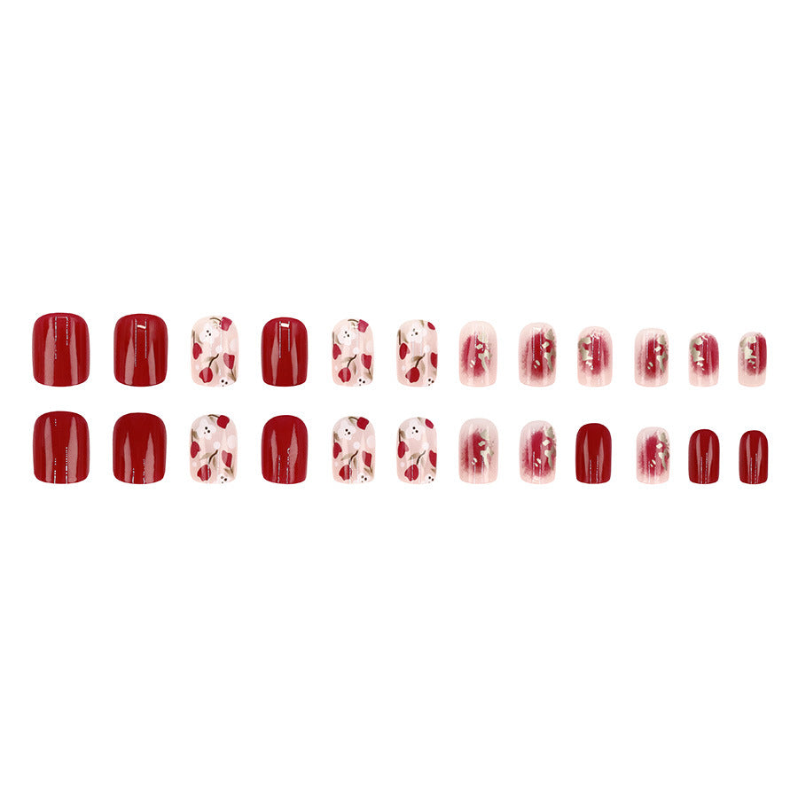 Elegant Minimalist Press-On Nail Set (24pcs) (DESIGN 7592)