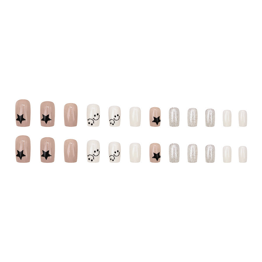 Elegant Minimalist Press-On Nail Set (24pcs) (DESIGN 7547)
