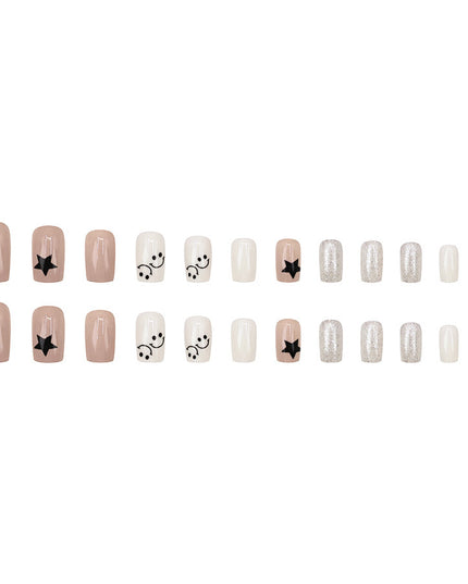 Elegant Minimalist Press-On Nail Set (24pcs) (DESIGN 7547)
