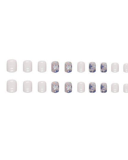 Elegant Minimalist Press-On Nail Set (24pcs) (DESIGN 7349)