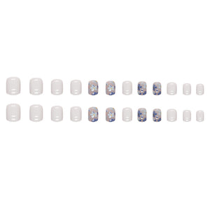 Elegant Minimalist Press-On Nail Set (24pcs) (DESIGN 7349)