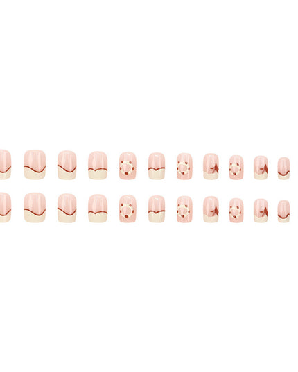 Elegant Minimalist Press-On Nail Set (24pcs) (DESIGN 7655)