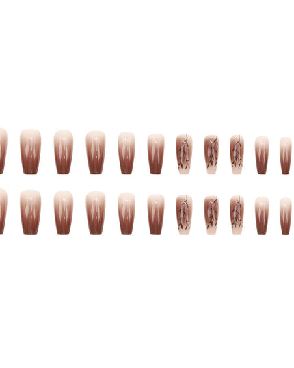 Elegant Minimalist Press-On Nail Set (24pcs) (DESIGN 7622)