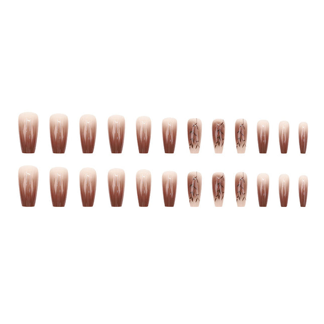 Elegant Minimalist Press-On Nail Set (24pcs) (DESIGN 7622)