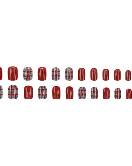 Elegant Minimalist Press-On Nail Set (24pcs) (DESIGN 7625)