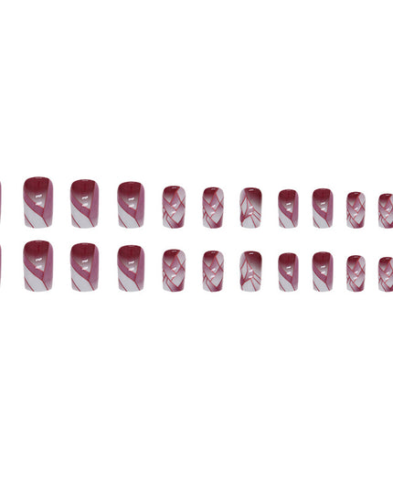 Elegant Minimalist Press-On Nail Set (24pcs) (DESIGN 7429)