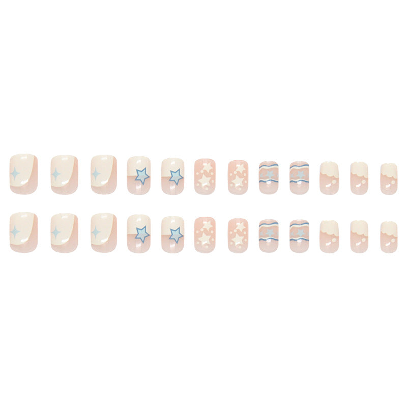 Elegant Minimalist Press-On Nail Set (24pcs) (DESIGN 7309)