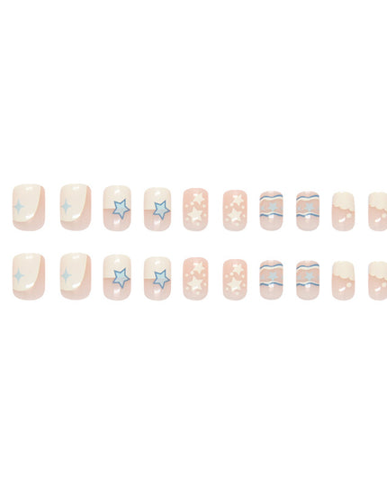 Elegant Minimalist Press-On Nail Set (24pcs) (DESIGN 7309)
