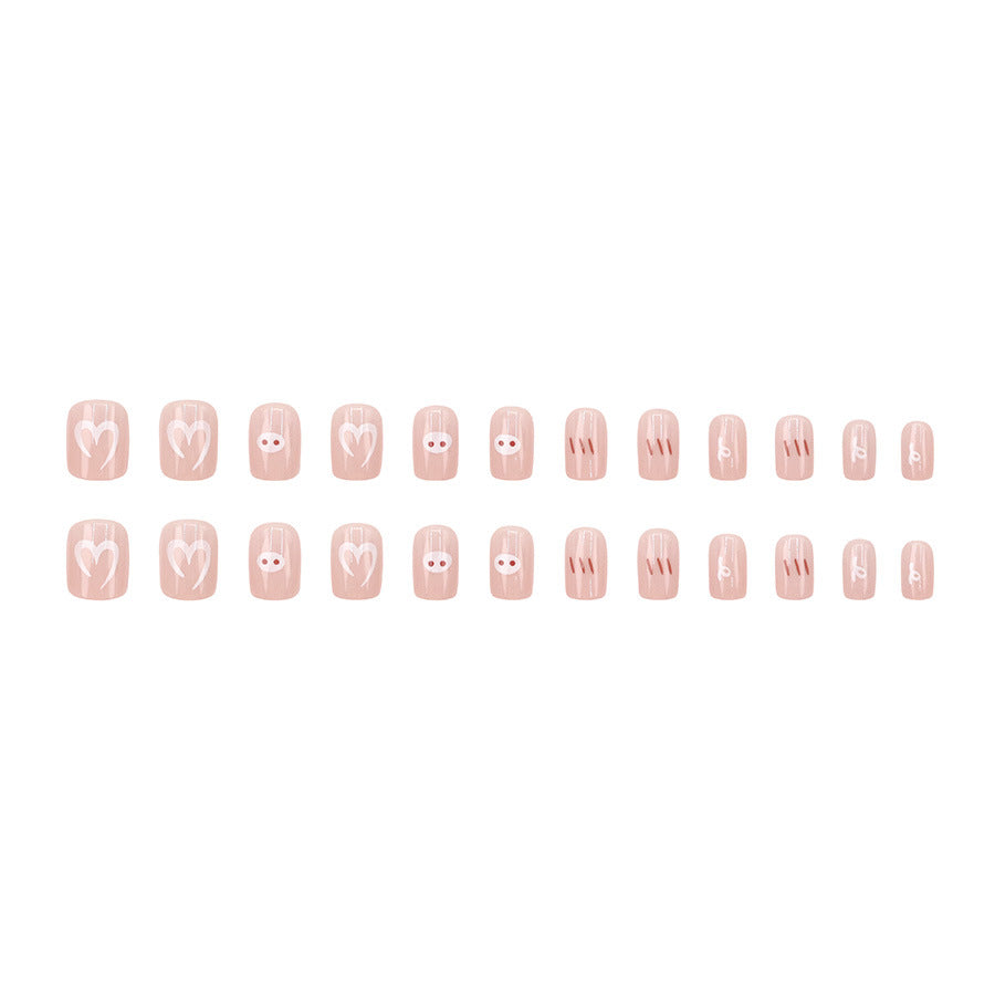 Elegant Minimalist Press-On Nail Set (24pcs) (DESIGN 7665)