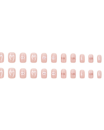 Elegant Minimalist Press-On Nail Set (24pcs) (DESIGN 7665)