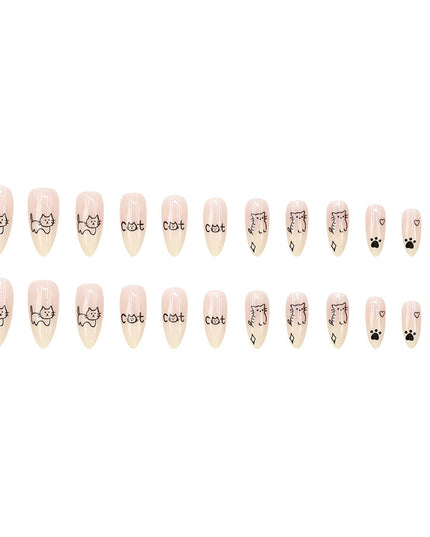 Elegant Minimalist Press-On Nail Set (24pcs) (DESIGN 7629)