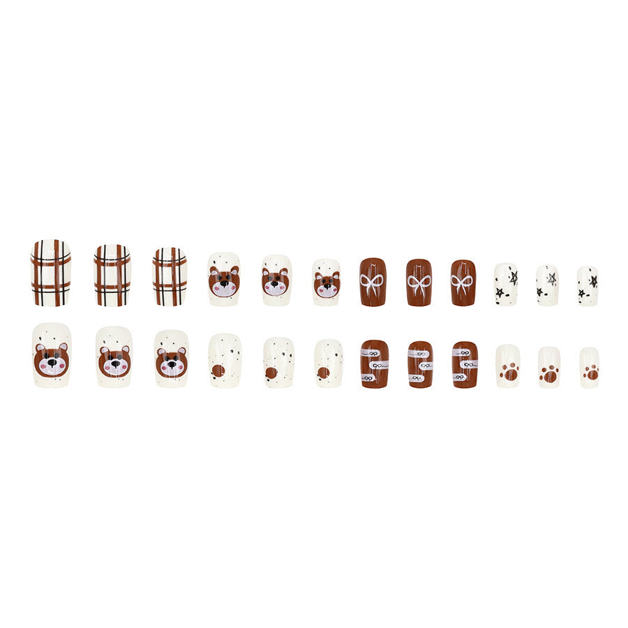 Elegant Minimalist Press-On Nail Set (24pcs) (DESIGN 7603)