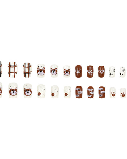 Elegant Minimalist Press-On Nail Set (24pcs) (DESIGN 7603)