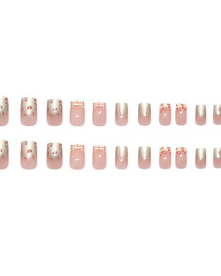 Elegant Minimalist Press-On Nail Set (24pcs) (DESIGN 7307)