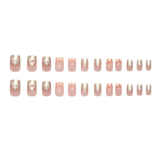 Elegant Minimalist Press-On Nail Set (24pcs) (DESIGN 7307)