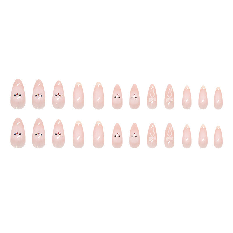 Elegant Minimalist Press-On Nail Set (24pcs) (DESIGN 7354)