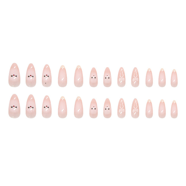 Elegant Minimalist Press-On Nail Set (24pcs) (DESIGN 7354)