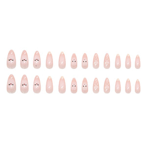 Elegant Minimalist Press-On Nail Set (24pcs) (DESIGN 7354)