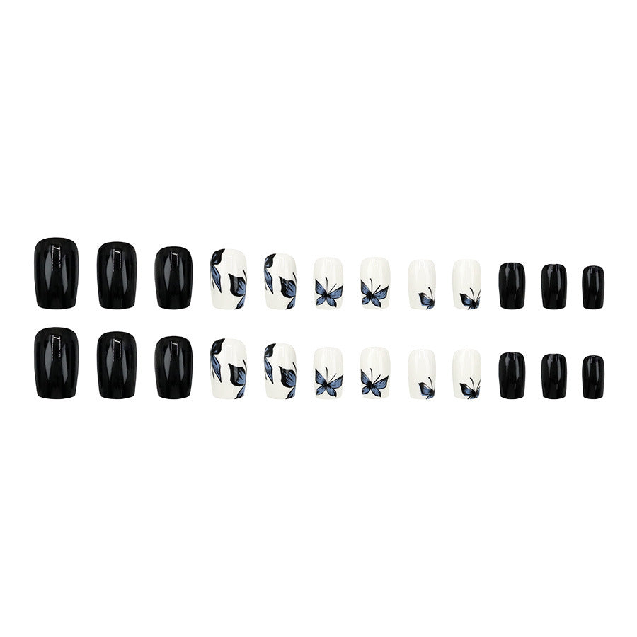 Elegant Minimalist Press-On Nail Set (24pcs) (DESIGN 7589)