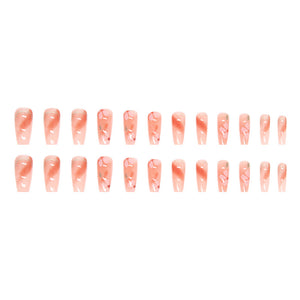 Elegant Minimalist Press-On Nail Set (24pcs) (DESIGN 7415)