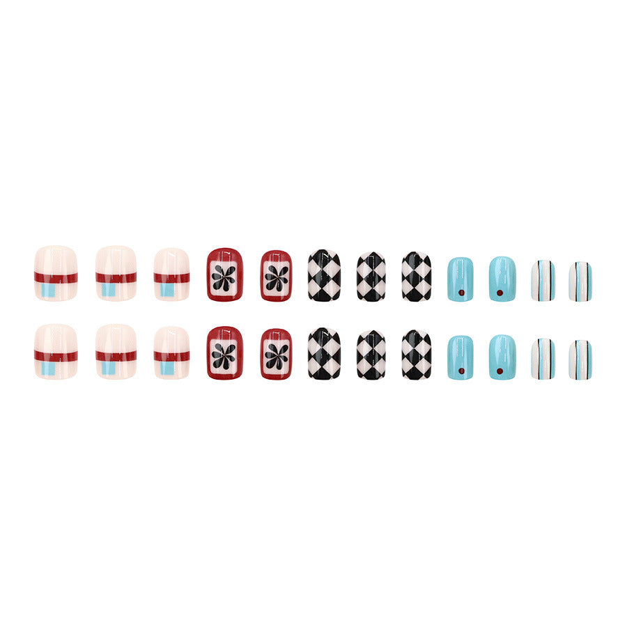 Elegant Minimalist Press-On Nail Set (24pcs) (DESIGN 7600)