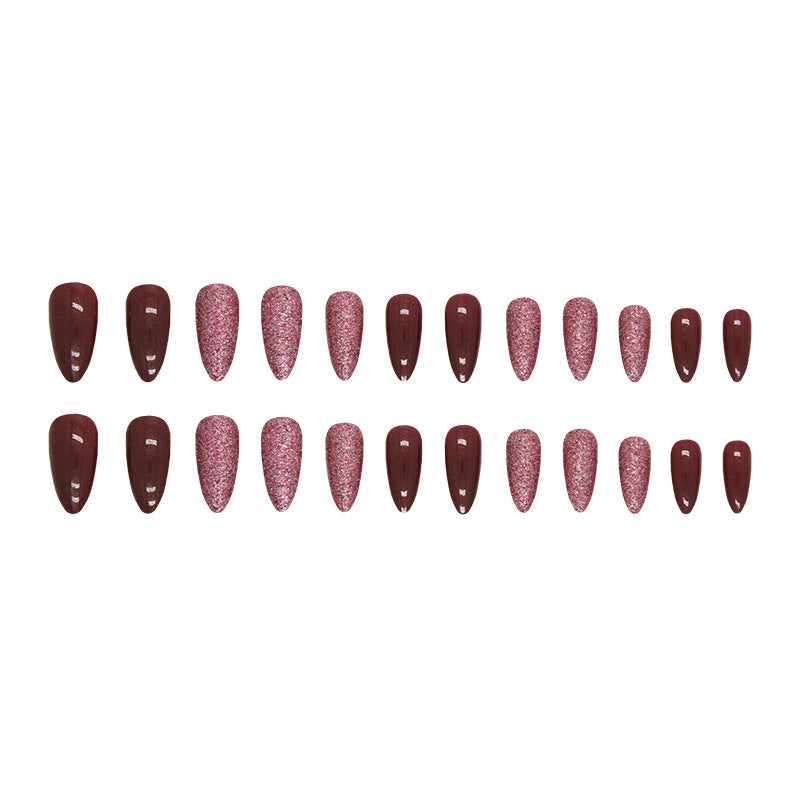 Elegant Minimalist Press-On Nail Set (24pcs) (DESIGN 7480)