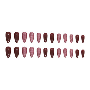Elegant Minimalist Press-On Nail Set (24pcs) (DESIGN 7480)