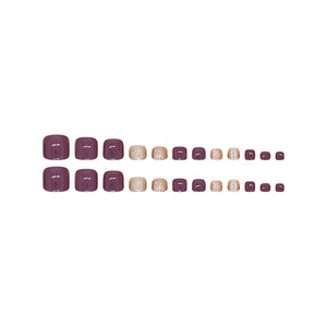 Elegant Minimalist Press-On Nail Set (24pcs) (DESIGN 7497)