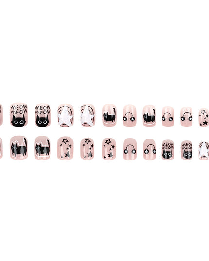 Elegant Minimalist Press-On Nail Set (24pcs) (DESIGN 7555)