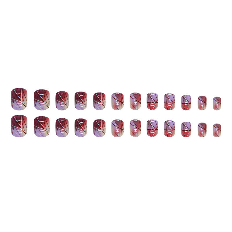 Elegant Minimalist Press-On Nail Set (24pcs) (DESIGN 7341)