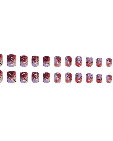 Elegant Minimalist Press-On Nail Set (24pcs) (DESIGN 7341)