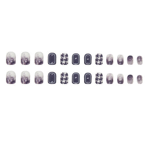 Elegant Minimalist Press-On Nail Set (24pcs) (DESIGN 7370)