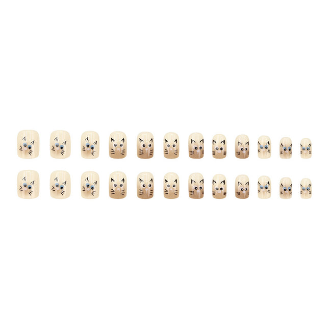 Elegant Minimalist Press-On Nail Set (24pcs) (DESIGN 7596)