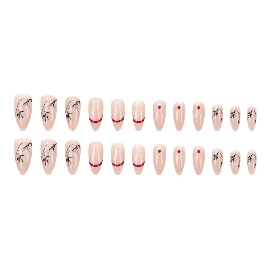 Elegant Minimalist Press-On Nail Set (24pcs) (DESIGN 7588)