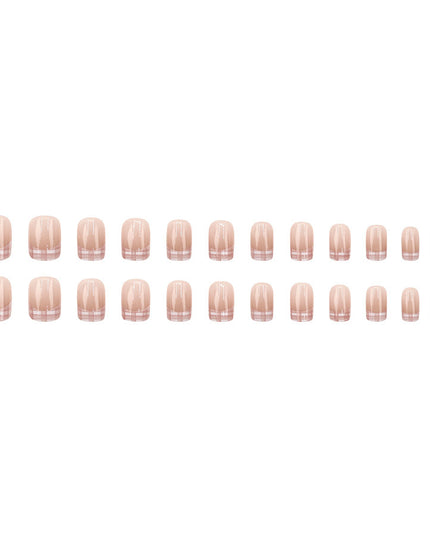 Elegant Minimalist Press-On Nail Set (24pcs) (DESIGN 7652)