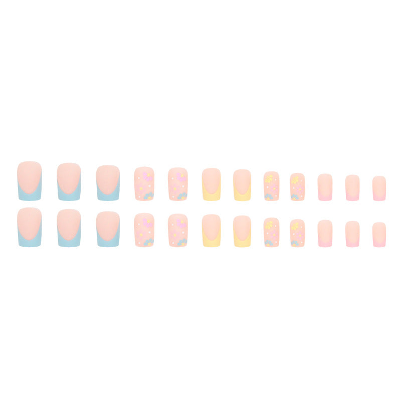 Elegant Minimalist Press-On Nail Set (24pcs) (DESIGN 7479)