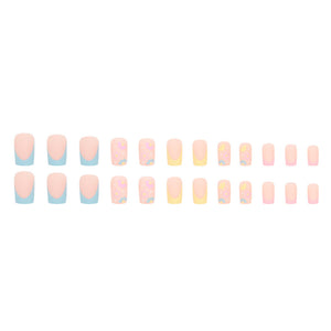 Elegant Minimalist Press-On Nail Set (24pcs) (DESIGN 7479)