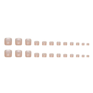 Elegant Minimalist Press-On Nail Set (24pcs) (DESIGN 7501)