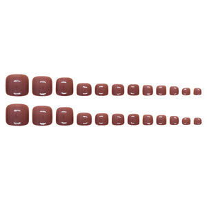 Elegant Minimalist Press-On Nail Set (24pcs) (DESIGN 7494)