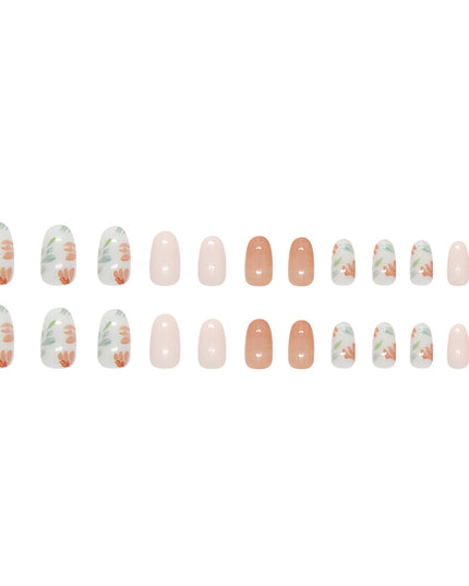 Elegant Minimalist Press-On Nail Set (24pcs) (DESIGN 7356)