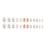 Elegant Minimalist Press-On Nail Set (24pcs) (DESIGN 7356)