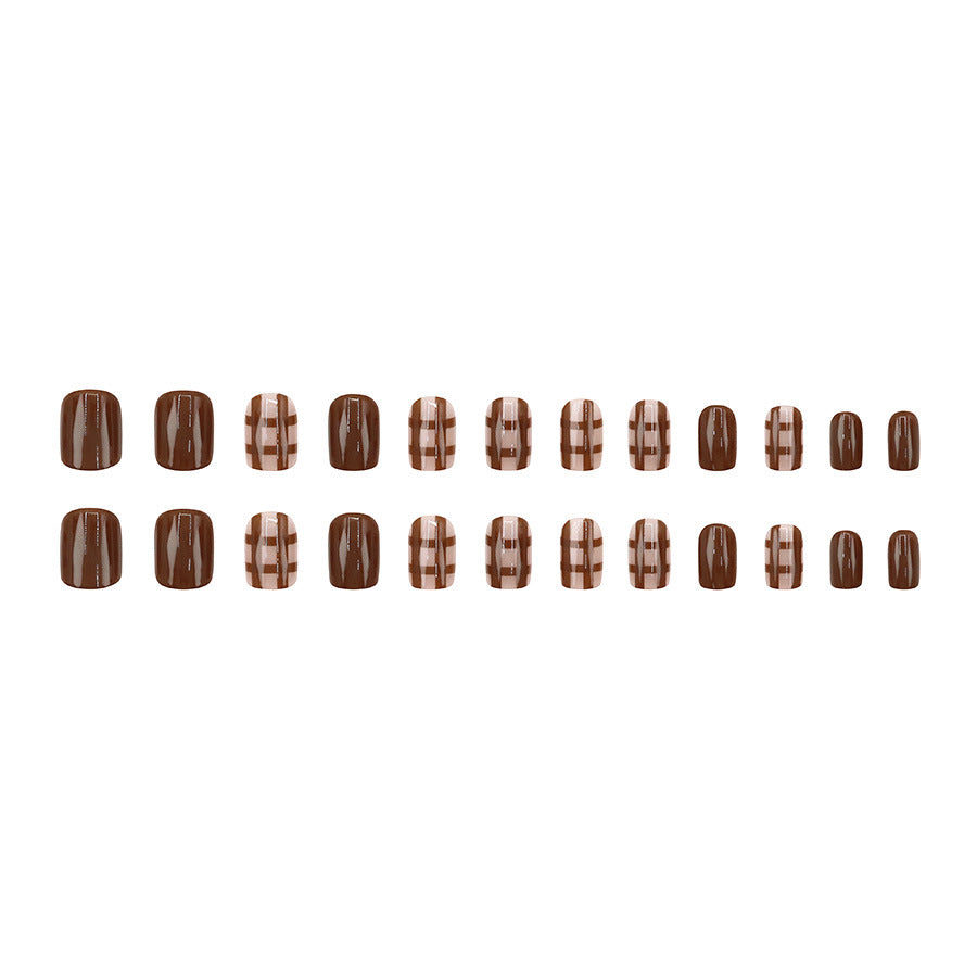Elegant Minimalist Press-On Nail Set (24pcs) (DESIGN 7607)