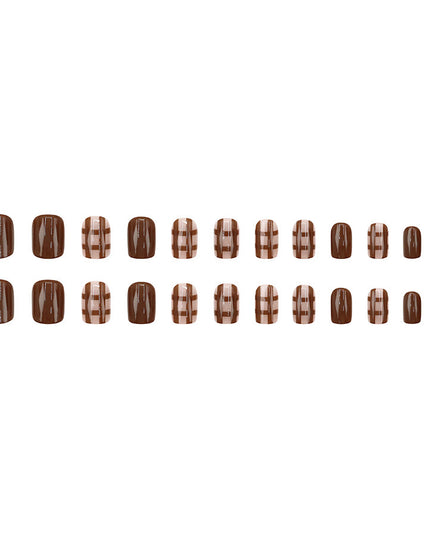 Elegant Minimalist Press-On Nail Set (24pcs) (DESIGN 7607)
