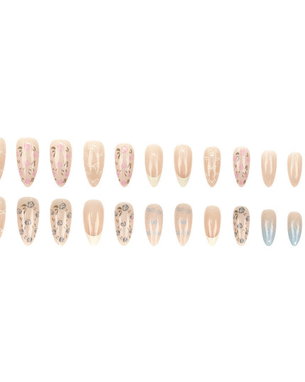 Elegant Minimalist Press-On Nail Set (24pcs) (DESIGN 7522)